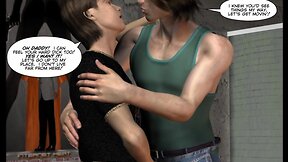 The hooker walk: 3d gay cartoon animated comics