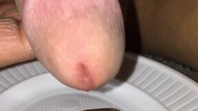 Cum on Ritter Sport and eating it