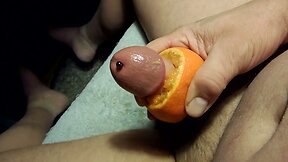 JOI ,Jacking off with an Orange