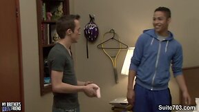 Hot gays toy and fuck their butts