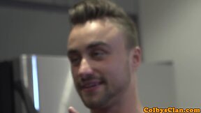 Straight muscle jock pounding roommates ass – scene 2