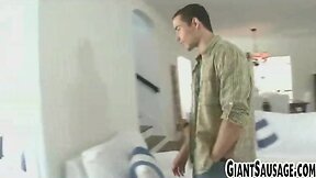 Young teen sucking older balck guys dick – scene 2