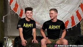Drake von and jonathan tylor in military stud fucks scene