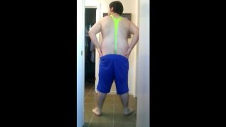 Haired chest and man-sized belly