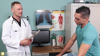 Family creep doctor & step father gives oral examination