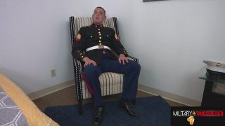 Marine: bubble two, jacking off off in my dress blues