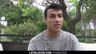 Trickster pays a tattooed punk to ride a strong twinks boner