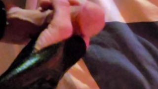 Amateurish solo handjob – giant-sized prick teenagers and crossdressers femboys!